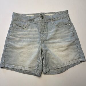 Pilcro Anthropologie “Hyphen” Shorts, size 26, railroad stripe​